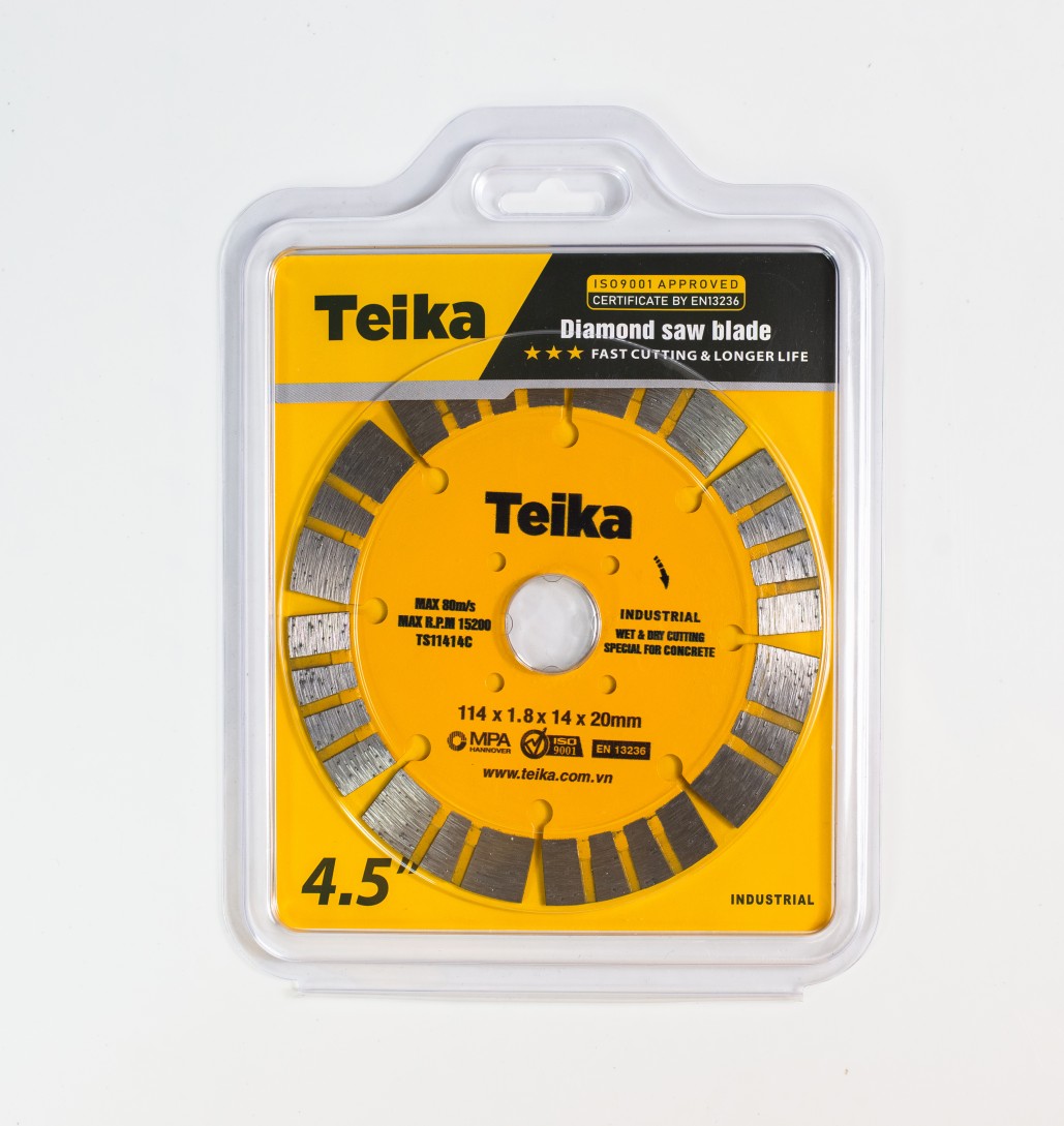 Lưỡi cắt tường, bê tông Teika 114mm